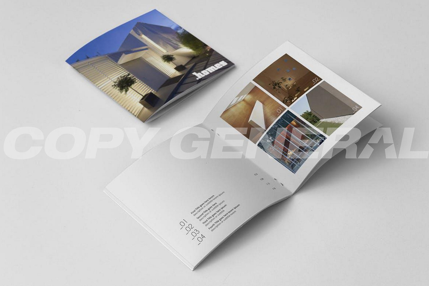 брошюра на скрепку