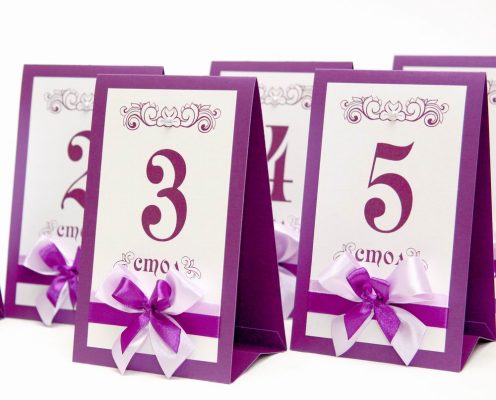 нумерация столов