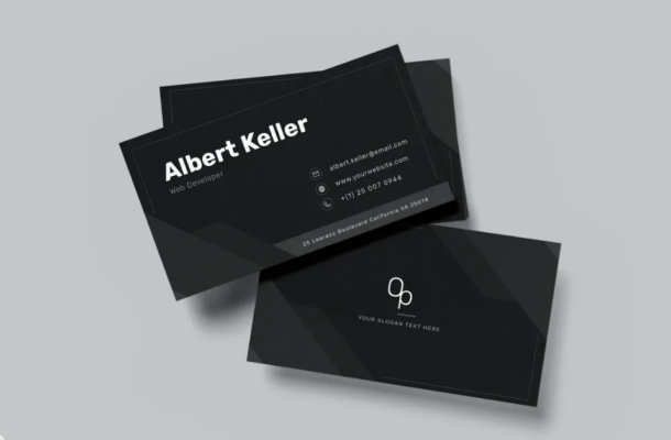 печать визиток белым цветом