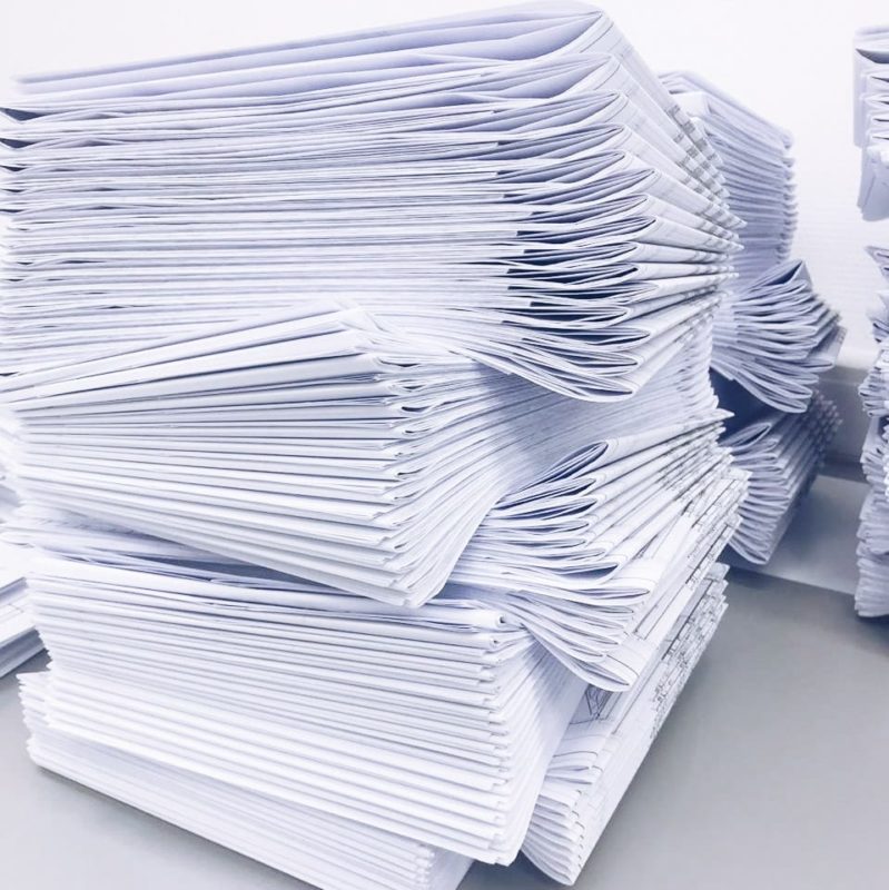 фальцовка чертежей в Москве