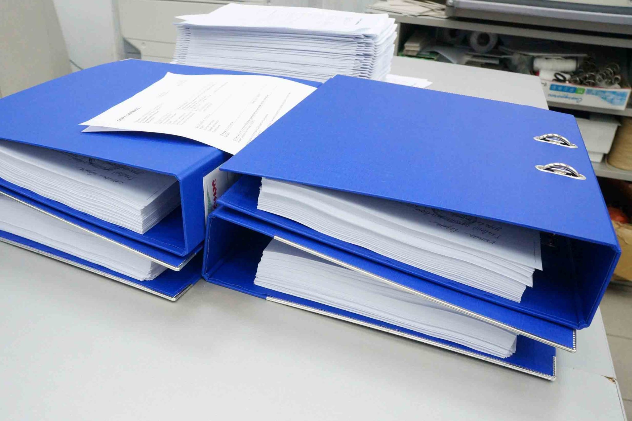 упаковка в папки