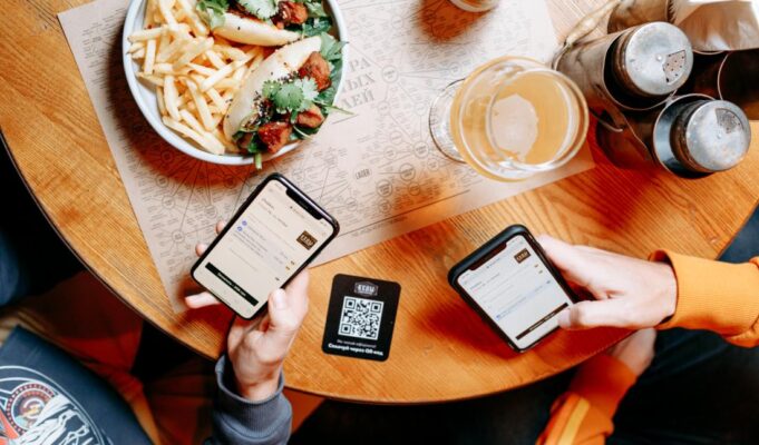 qr коды в ресторанах