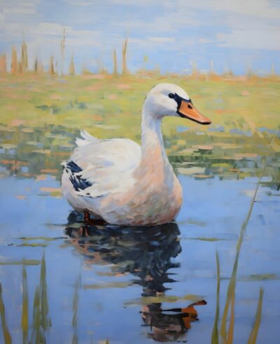 115012 Swan постер