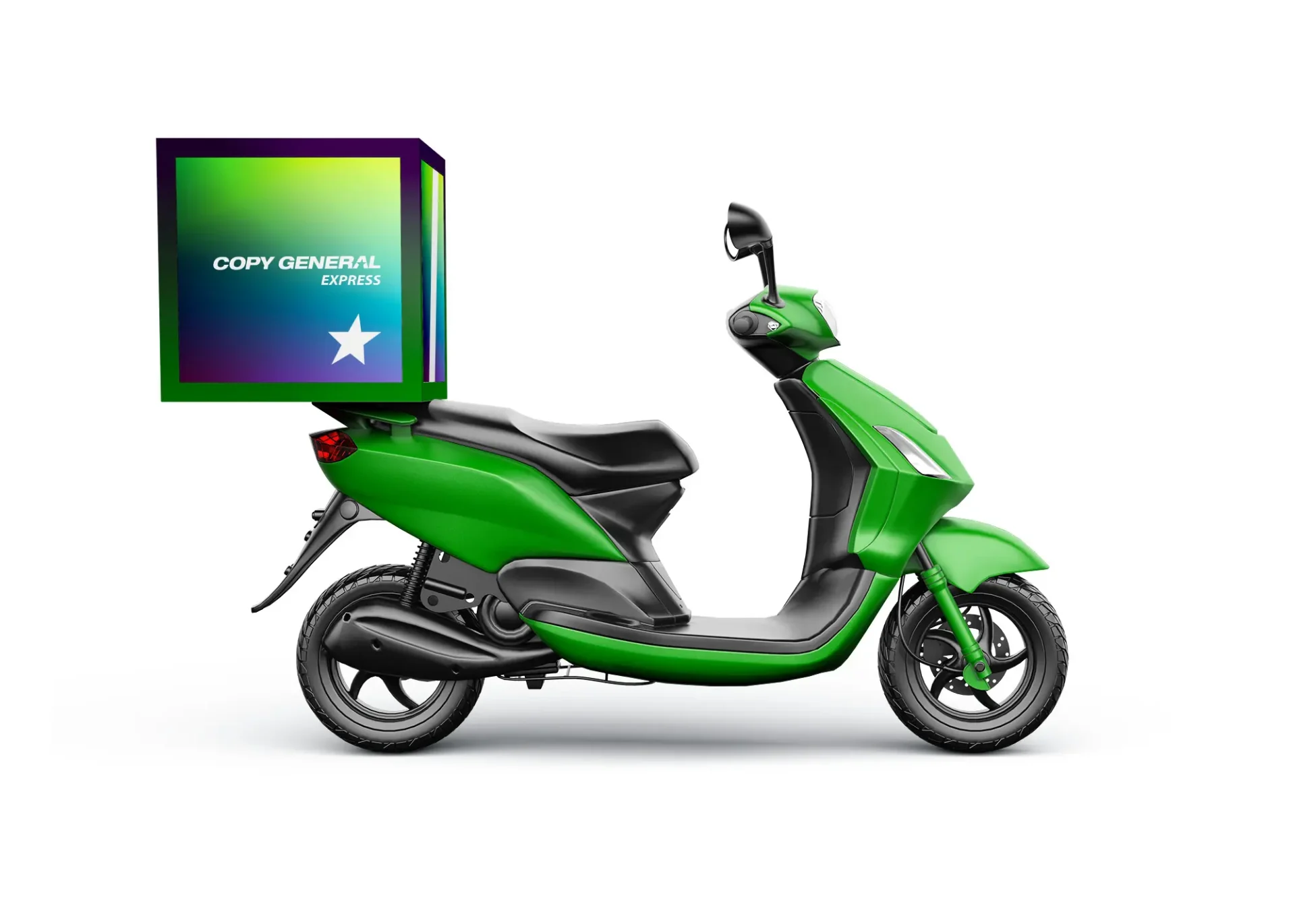 печать наклеек на скутеры