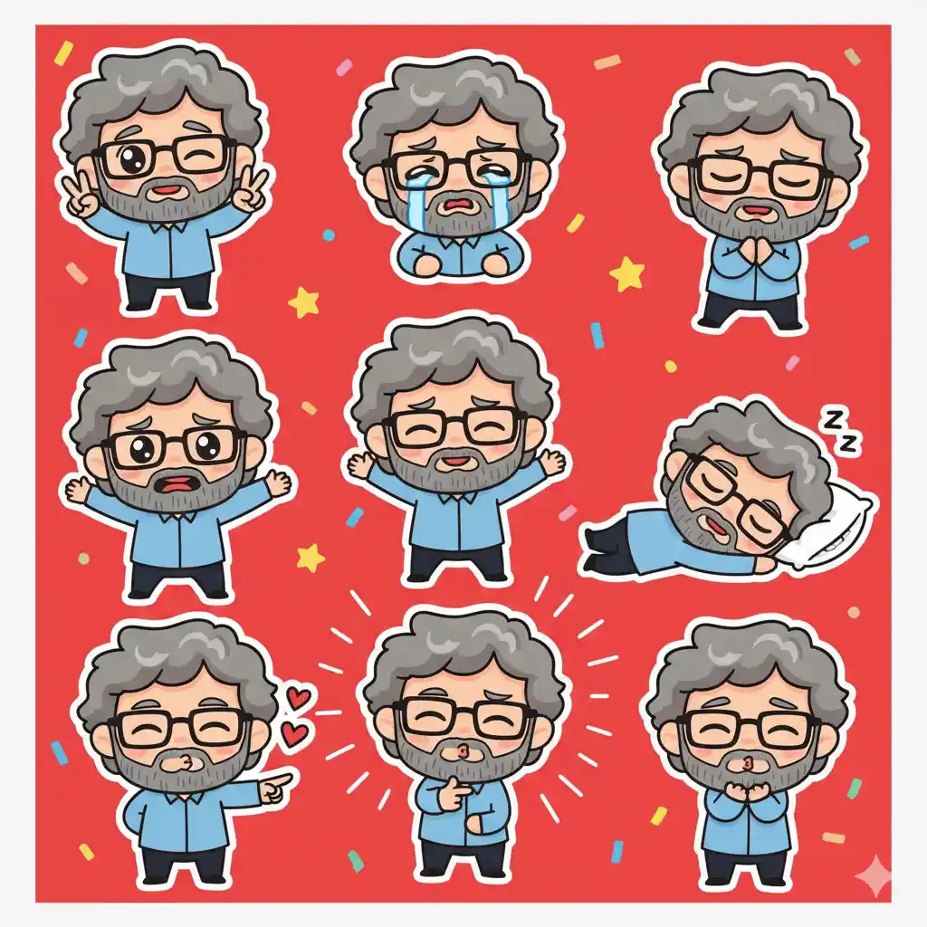 стикер чиби