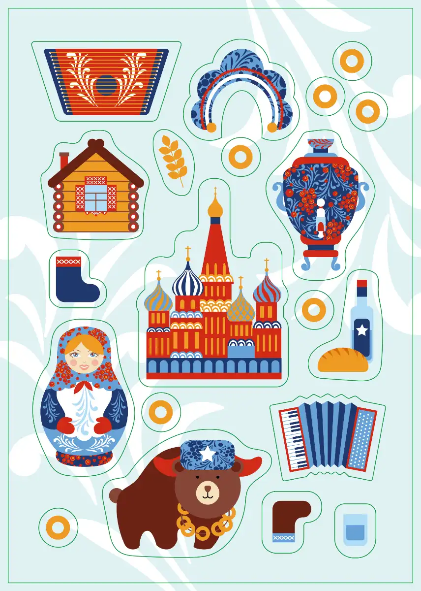 новогодний стикерпак номер 2