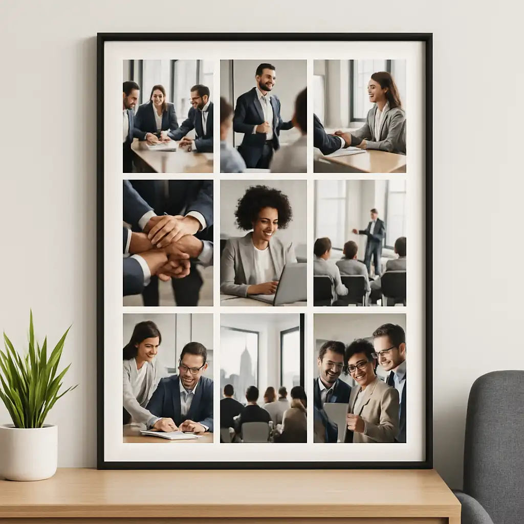 фотоколлаж корпоративный типоагрфия copy general коллаж из фото