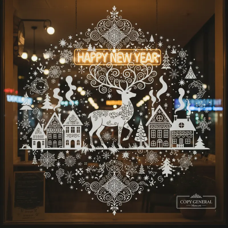 новогодние стикеры новогодние наклейки