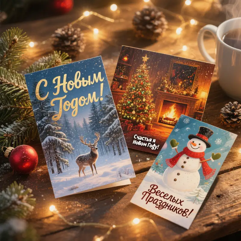 novogodnie-otkrytki новогодние открытки