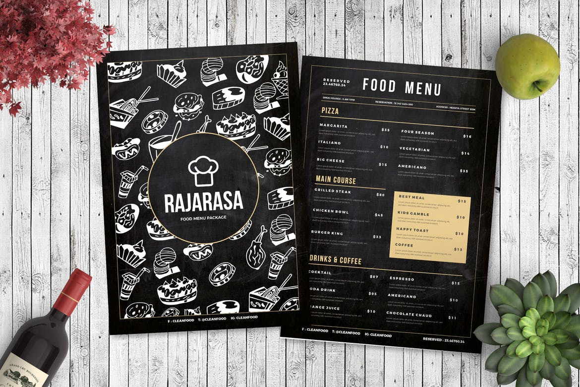 печать кофейной карты изготовление меню для ресторанов